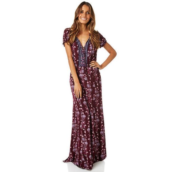 Tigerlily Dresses & Skirts - TIGERLILY 'Carriacou' Women's Maxi Dress Mulberry US 4